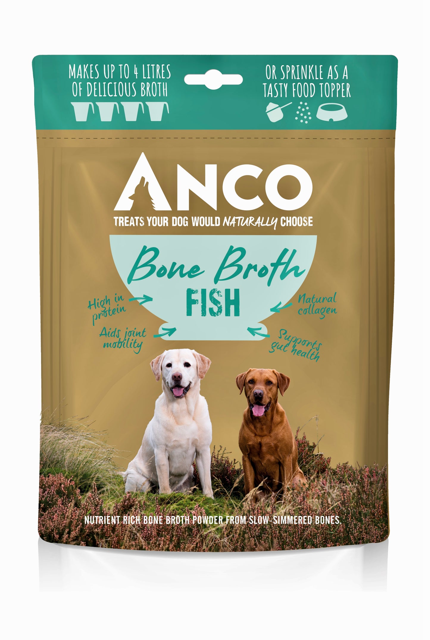 Anco Bone Broth For Dogs - Collagen Rich 100% Natural