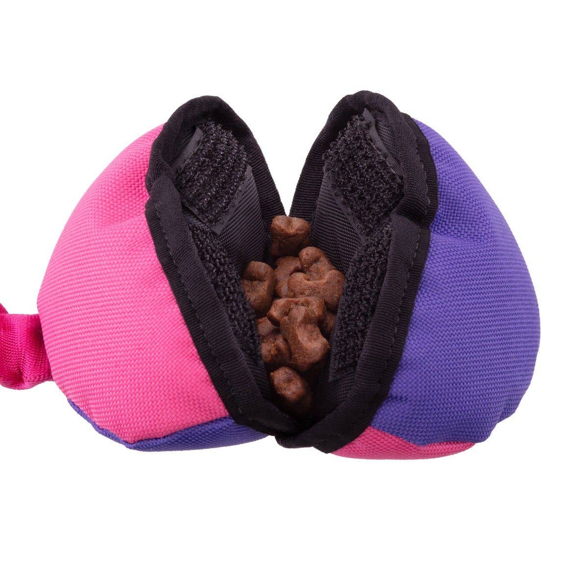 Power Clam Bungee | Treat Dispensing Dog Toys | Tug-E-Nuff