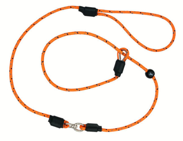 Bright Orange Slip Lead For Dogs with Swivel. 5mm Slip Lead for gundog Training from Sporting Saint at Track and Trail Canine Outfitters in Dumfries