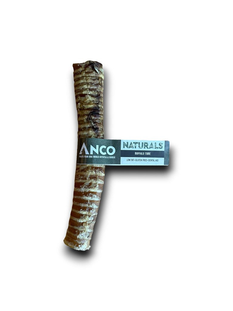 Buffalo tube trachea from Anco Naturals treat for stuffing and enrichment