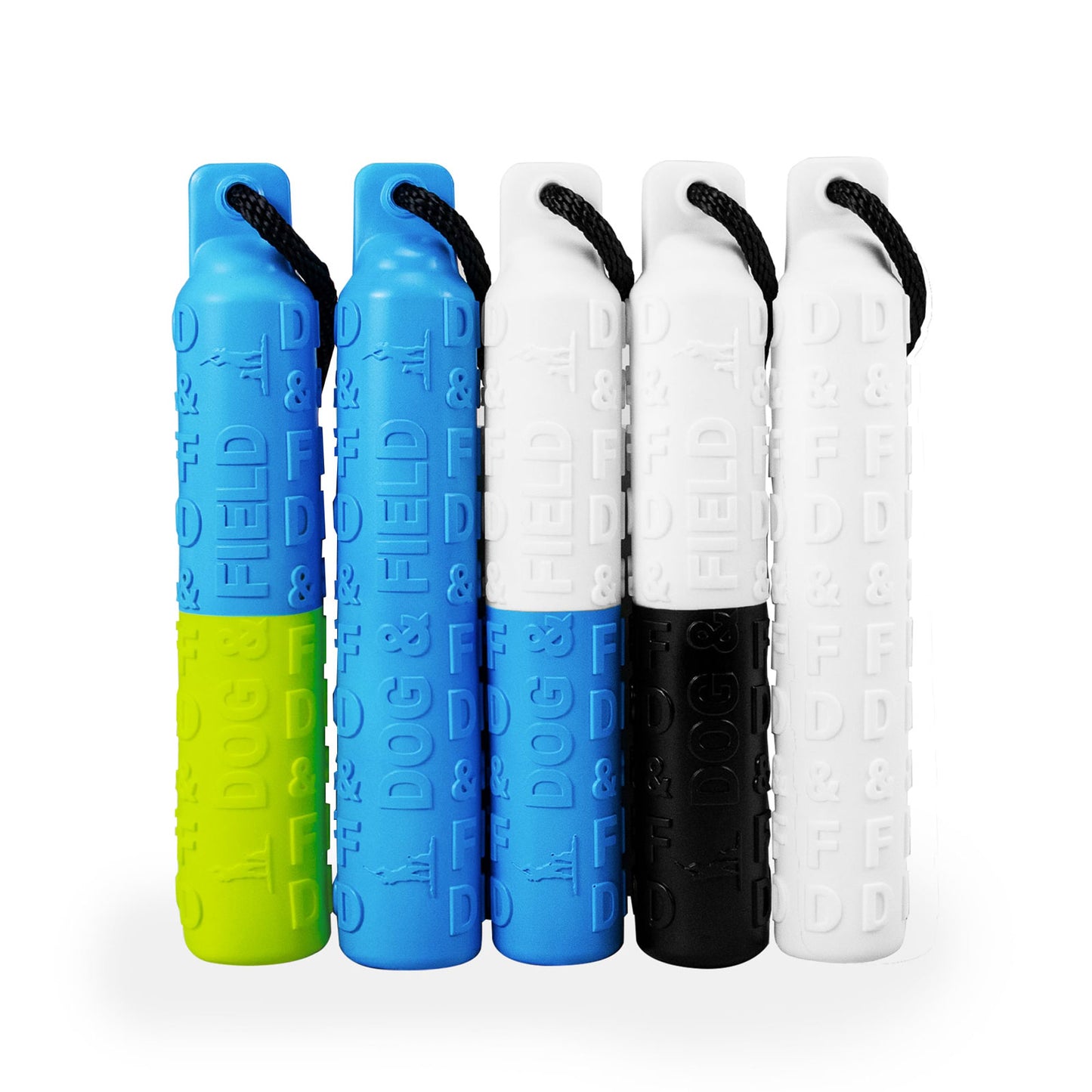 B Line Bumper water training dummy for dogs from Dog and Field. Moulded, lightweight dummy with long throw rope in colours which are easy for your dog to see.