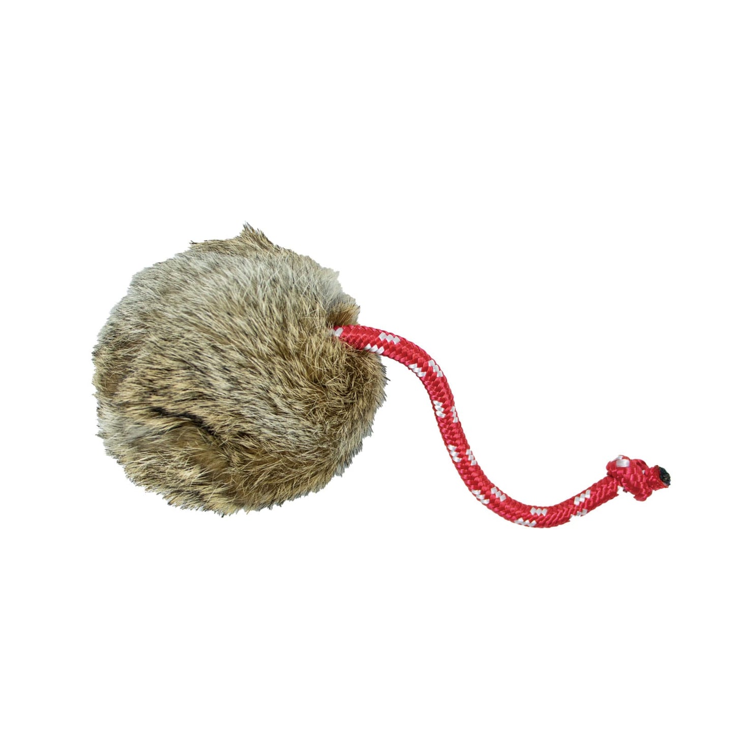 Dog and Field Long Throw Rabbit Fur Dummy Ball