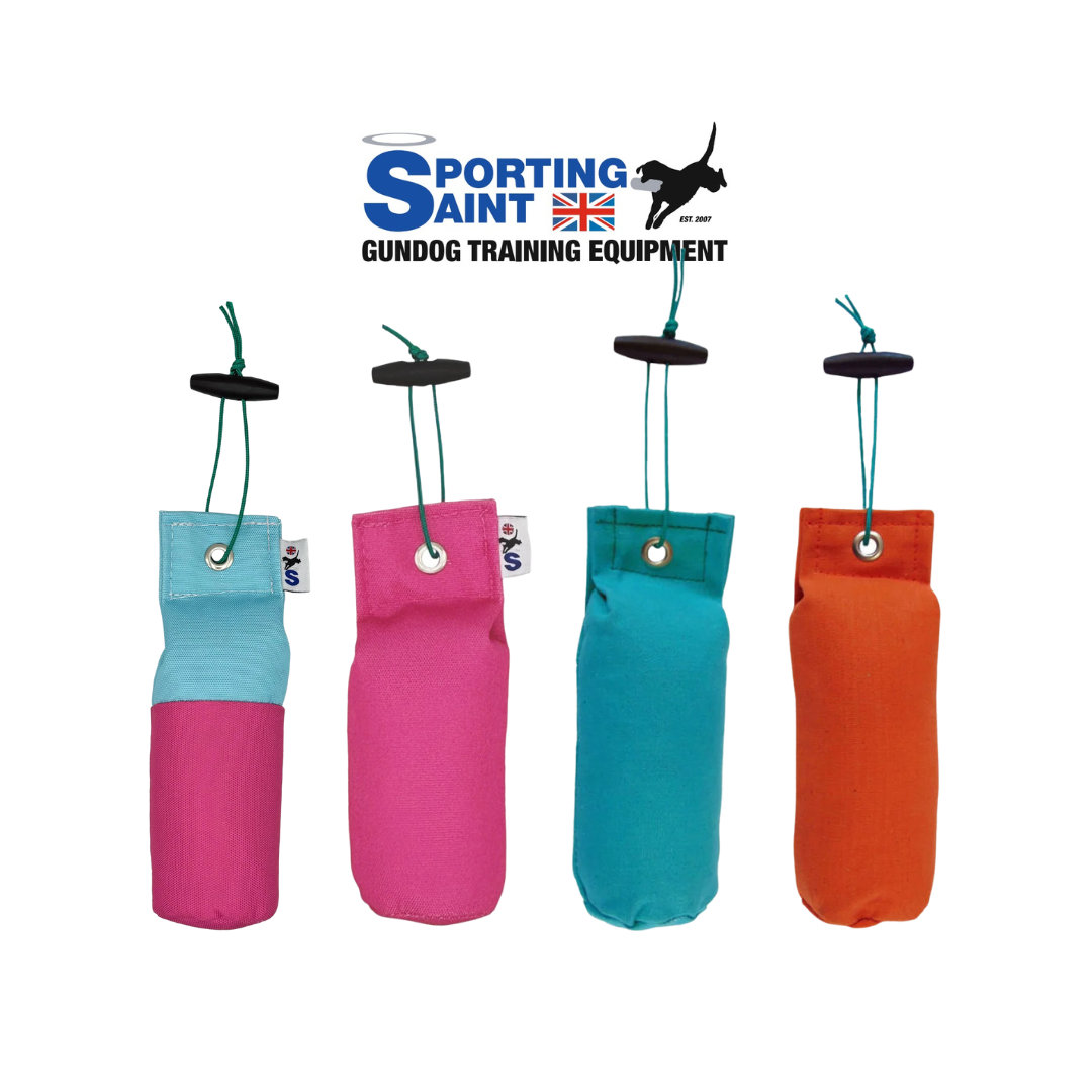 Sporting Saint canvas dummy for gundog training one ld nd half lb dummies at Track and Trail Canine Outfitters