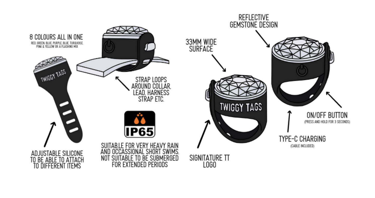 Trek Bright Safety Light | Twiggy Tags