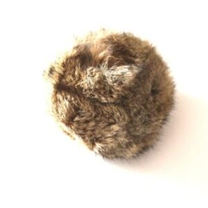 Dog and Field rabbit fur dummy ball for gundog training