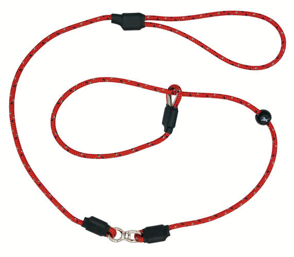 Bright Red Slip Lead For Dogs with Swivel. 5mm Slip Lead for gundog Training from Sporting Saint at Track and Trail Canine Outfitters in Dumfries