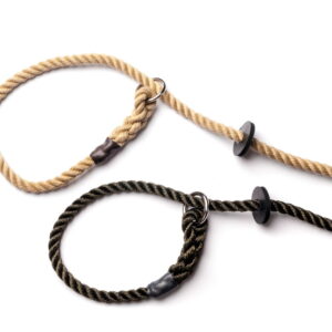 Dog and Field cotton rope traditional slip leads for dogs