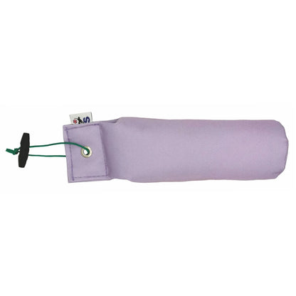 Sporting Saint 1lb Canvas Gundog Training Dummy in Lilac Purple With Toggle at Track and Trail Canine Outfitters