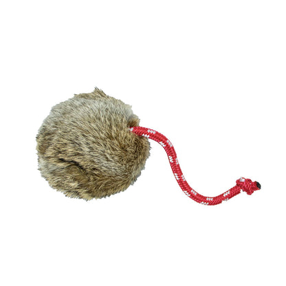 Dog and Field Long Throw Rabbit Fur Dummy Ball