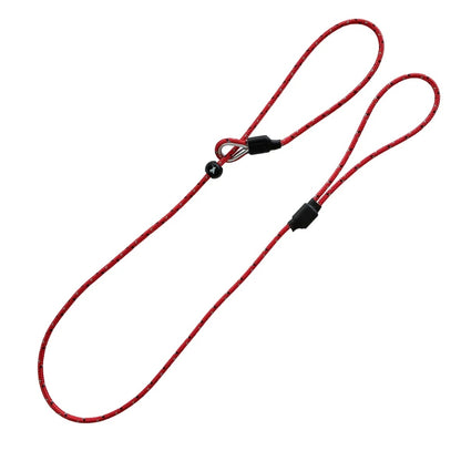 Red Slip Lead for Dogs from Sporting Saint. 5mm Slip Leads for Gundog Training at Track and Trail Canine Outfitters in Dumfries