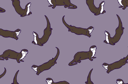 Vet Bedding Otter Pattern