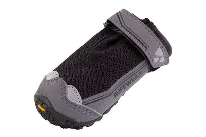 Ruffwear Grip Trex dog boots in obsidian black with vibram soles