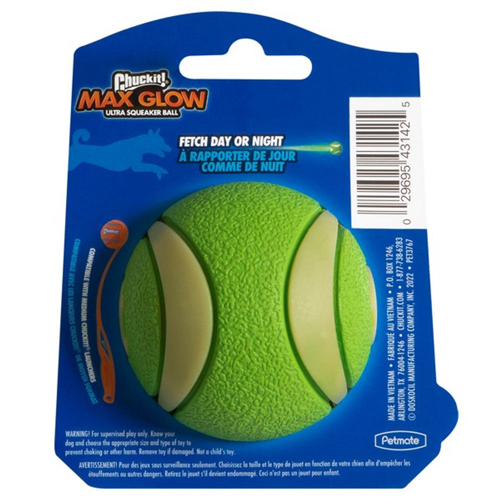 Chuckit! Max Glow Ultra Squeaker